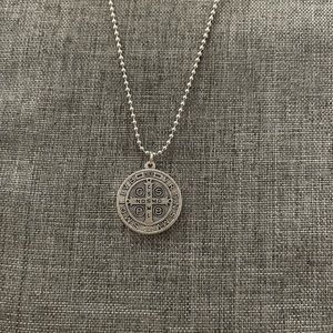 St Benedict Pax Cross Necklace